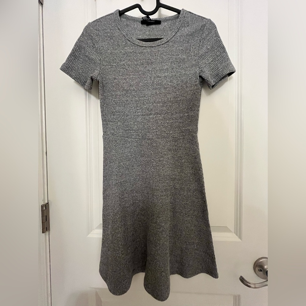 Forever 21 Skater Dress in Grey